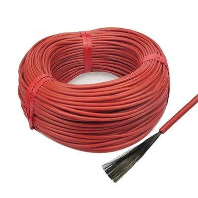Guter Preis Die Heizdecken, die Heizkabel-Kohlenstoff-Faser-Silikonkautschuk schmelzen, isolierten 18K 20ohm Online