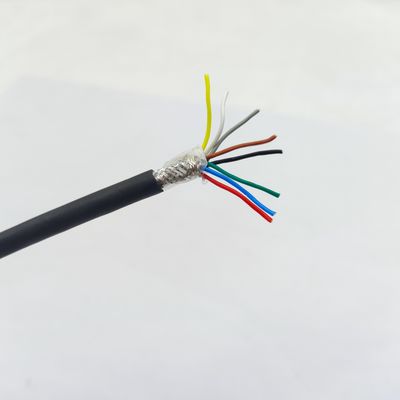 Guter Preis Mini-Hochtemperaturkabel mit abgeschirmtem Sensorkabel 4 Paare 0,12 m2 geflochtenes SPC-FEP-TPE-Kabel Online