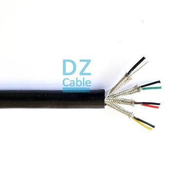 Guter Preis Mehrpaariges, einzeln geflochtenes, abgeschirmtes FEP-Computerkabel – 4 Paare 18AWG 450/750V TC/FEP/ISCR/Silikon Online