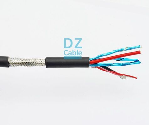 Guter Preis Individuelles Industriekabel Multikore + mehrere Paare abgeschirmtes TPV-Kabel 4 Paare + 2 Kerne Online