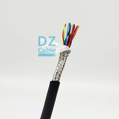 Guter Preis Hochtemperaturkabel, verdrehtes Teflon-Schirmkabel mit 2x2x0,08 mm2 500V SPC/FEP/TCWB/TPE für die Signalübertragung mit hoher Dichte Online