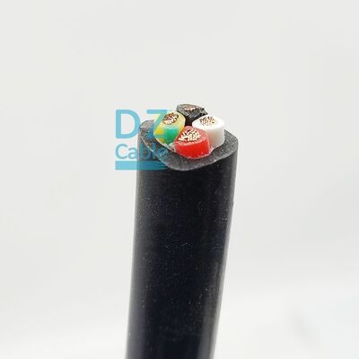 Guter Preis Flexible Multicore-Kabel 4Kern Kupfer-Silicon-kabel ohne Abschirmung CU/SiR/SiR 4G4 Online